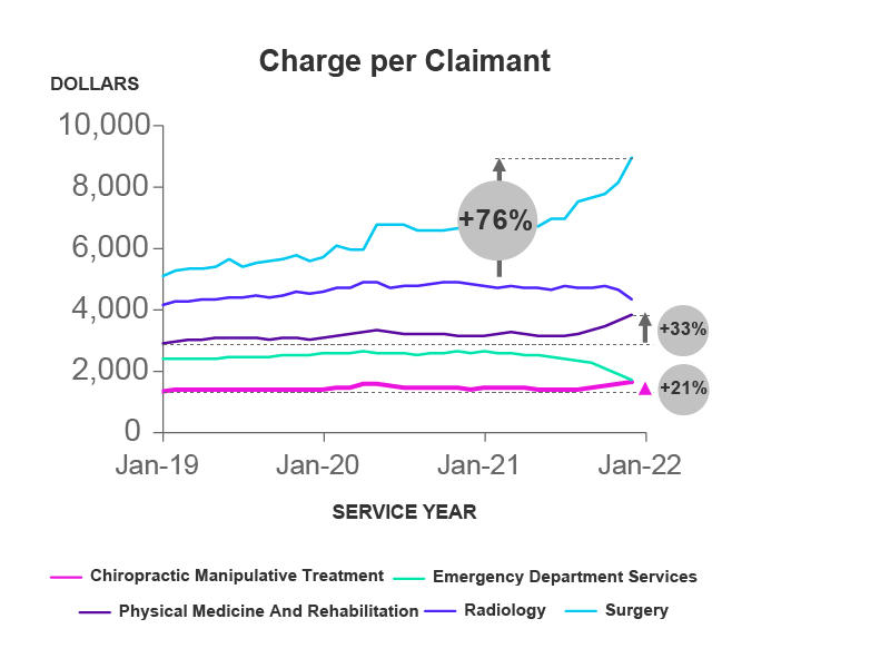 Third Party Medical Severity by Service Group