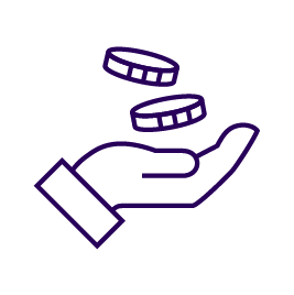 Hand-Money Icon