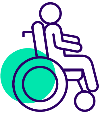 Person in wheelchair