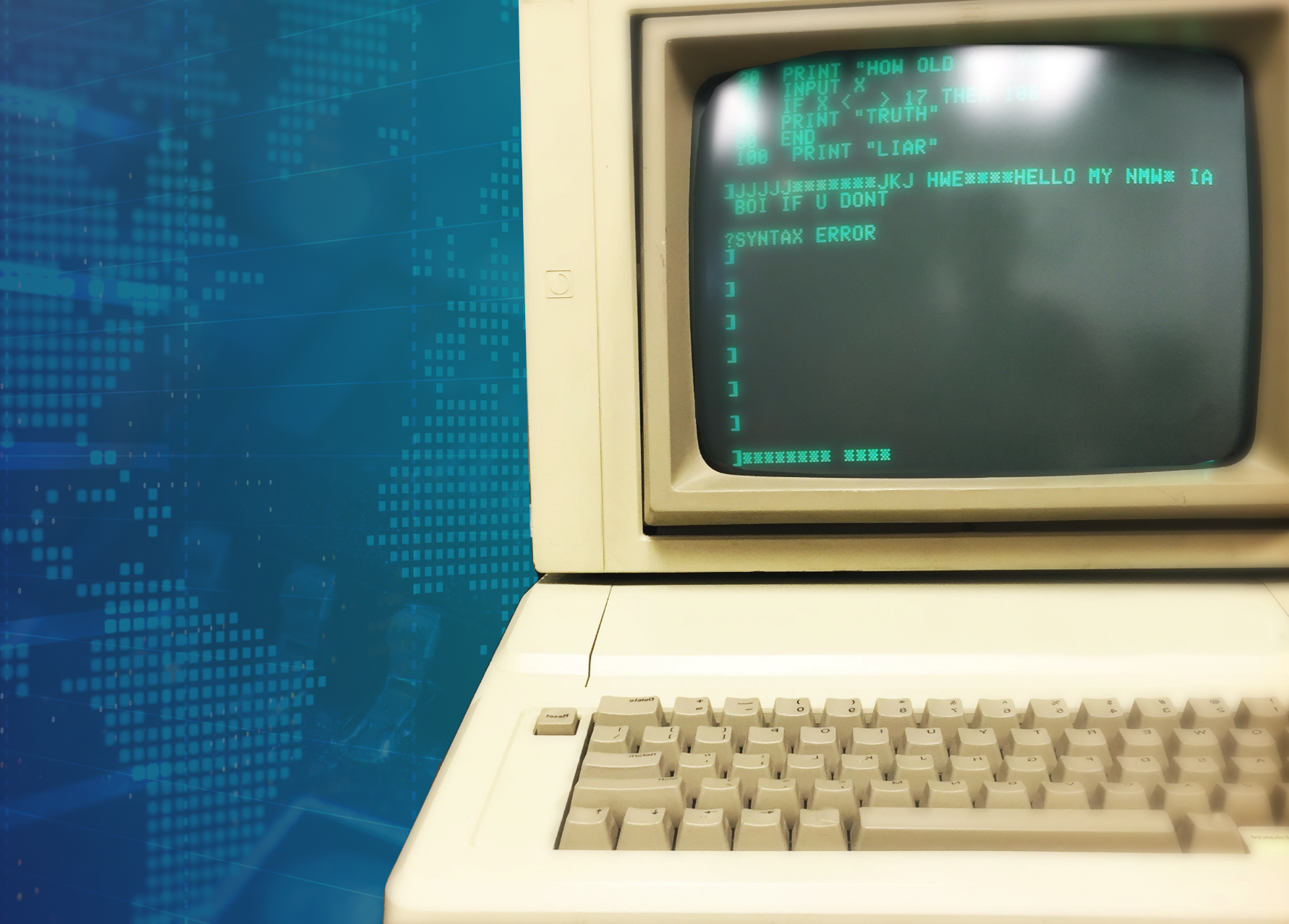 Old computer Old computer image