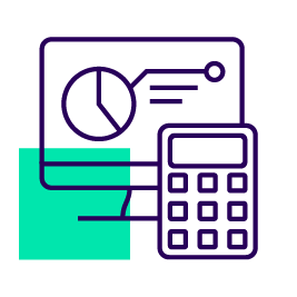 computation icon green shape