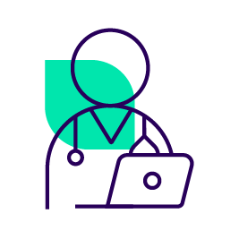 doctor laptop icon